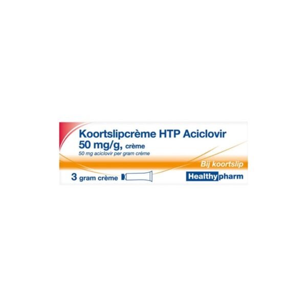 Aciclovir 50mg koortslip creme 3gram HP alternatief zovirax
