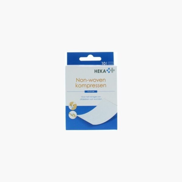 Non woven kompressen 5x5 1st heka wondverband