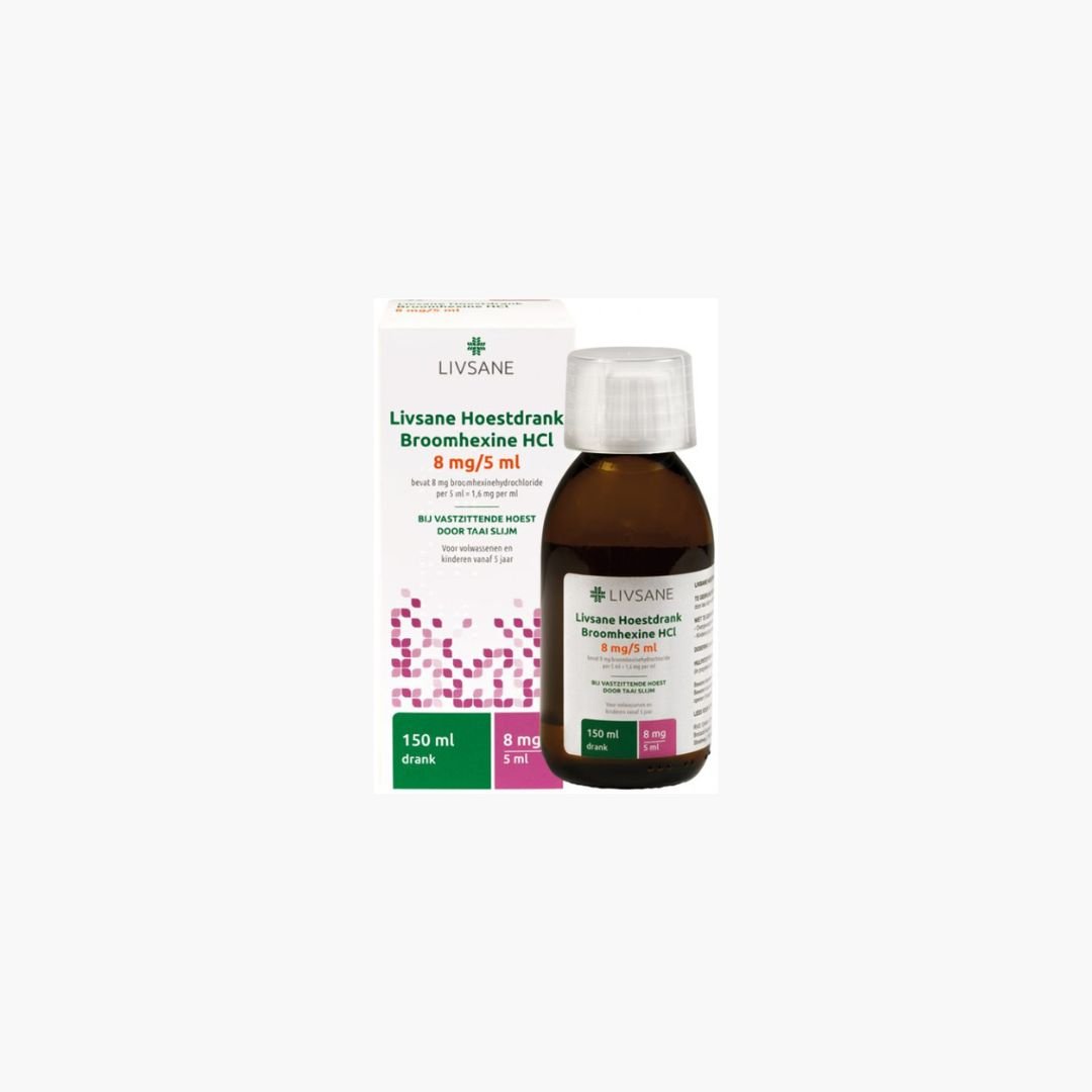 broomhexine drank 8mg 5ml livsane 150ml