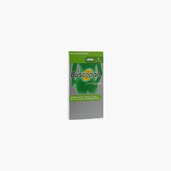 Buscopan 10 mg zetpillen 6 st