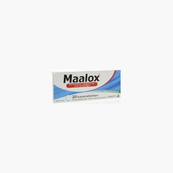 maalox kauwtab 20 stuks