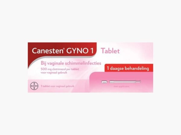 Canesten gyno 500mg tablet vaginale schimmelinfectie 1 daagse kuur