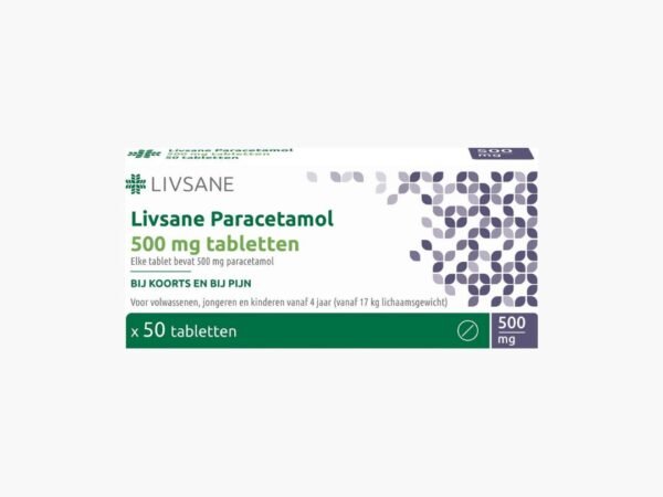 paracetamol 500mg livsane 50 st